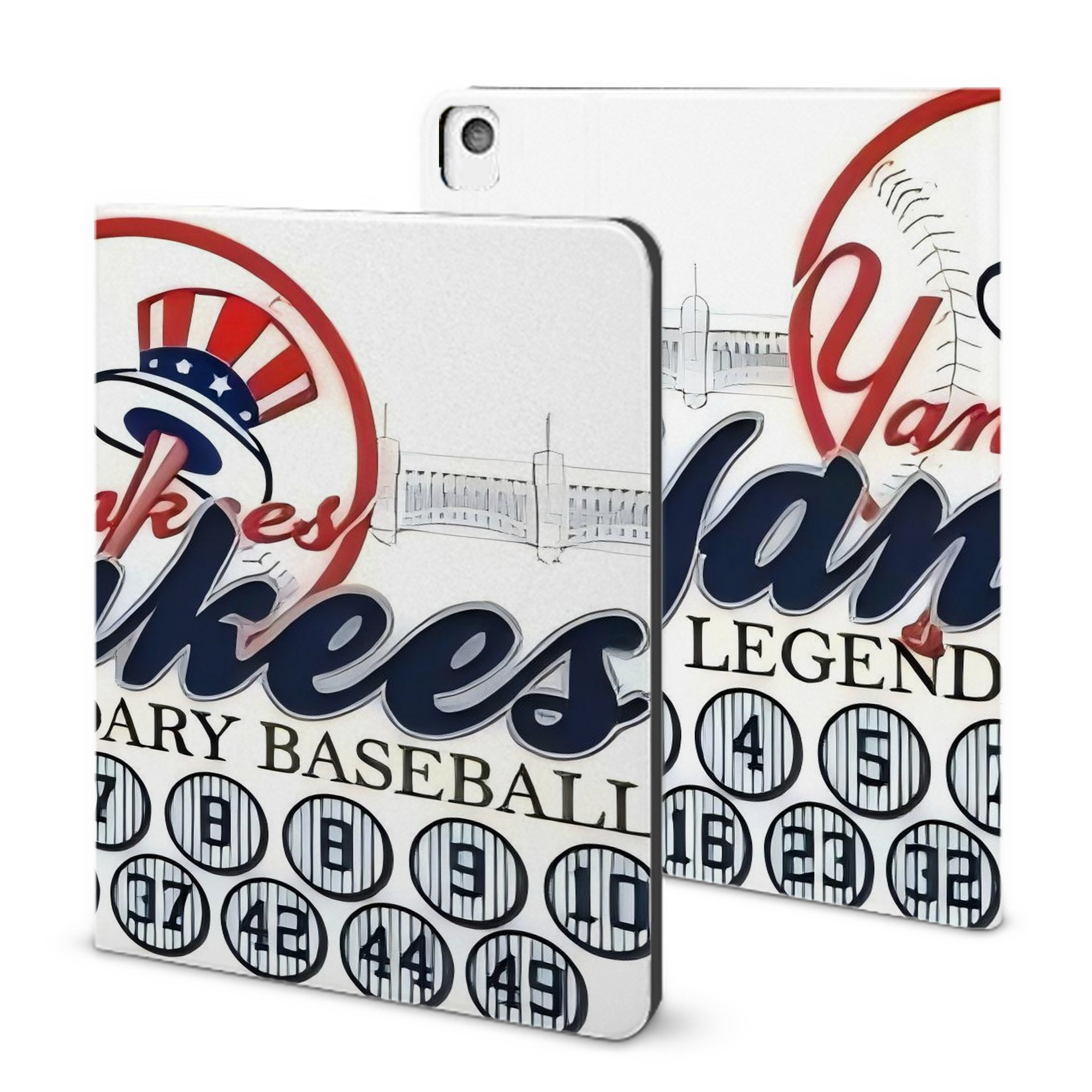 New York Yankees 232 IPad Book-Style Case With Pencil Slot – Slim PU & TPU Cover – Full Protection, Precise Fit, Water & Scratch Resistant